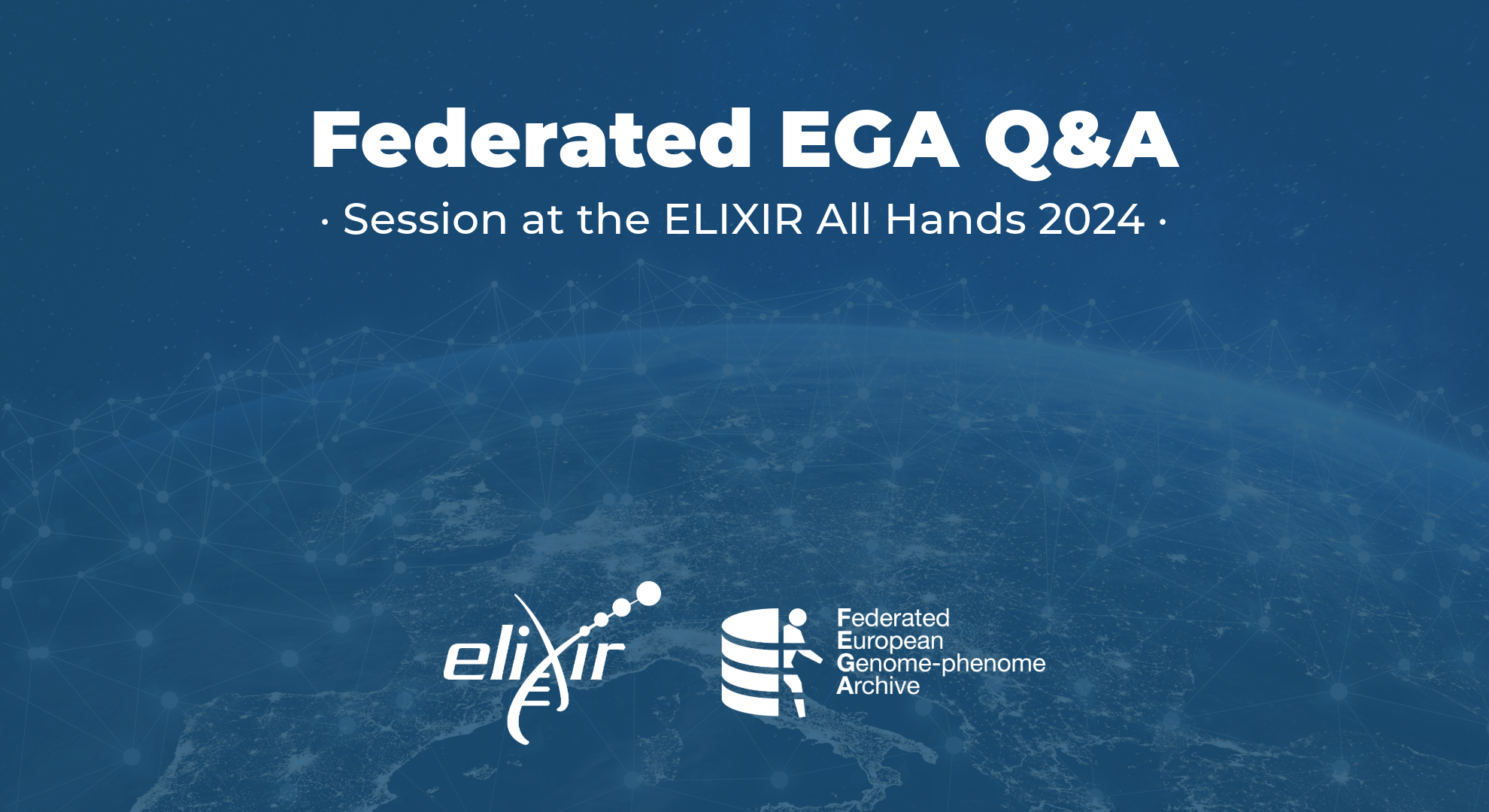 FEGA FAQs: a summary of the Q+A session from the FEGA workshop at ELIXIR AHM 2024 main image